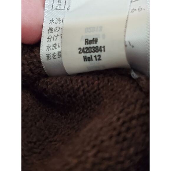 Eddie Bauer Button-Up Brown Cardigan with Pockets Womens Size PL - Picture 9 of 13